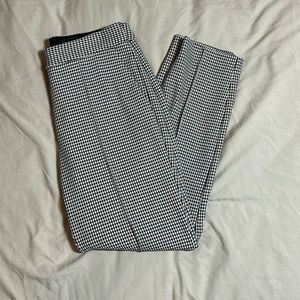 Express black & white dress pants